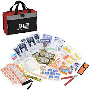25 Branded First Aid Kits | Emergency Preparedness Kit - Blue