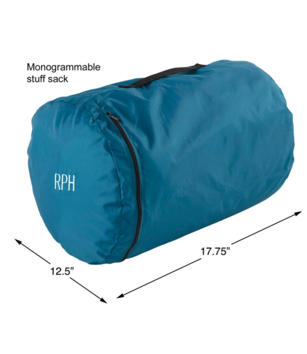 Camp Sleeping Bag, Cotton-Blend-Lined Regular 40° Blue | L.L.Bean