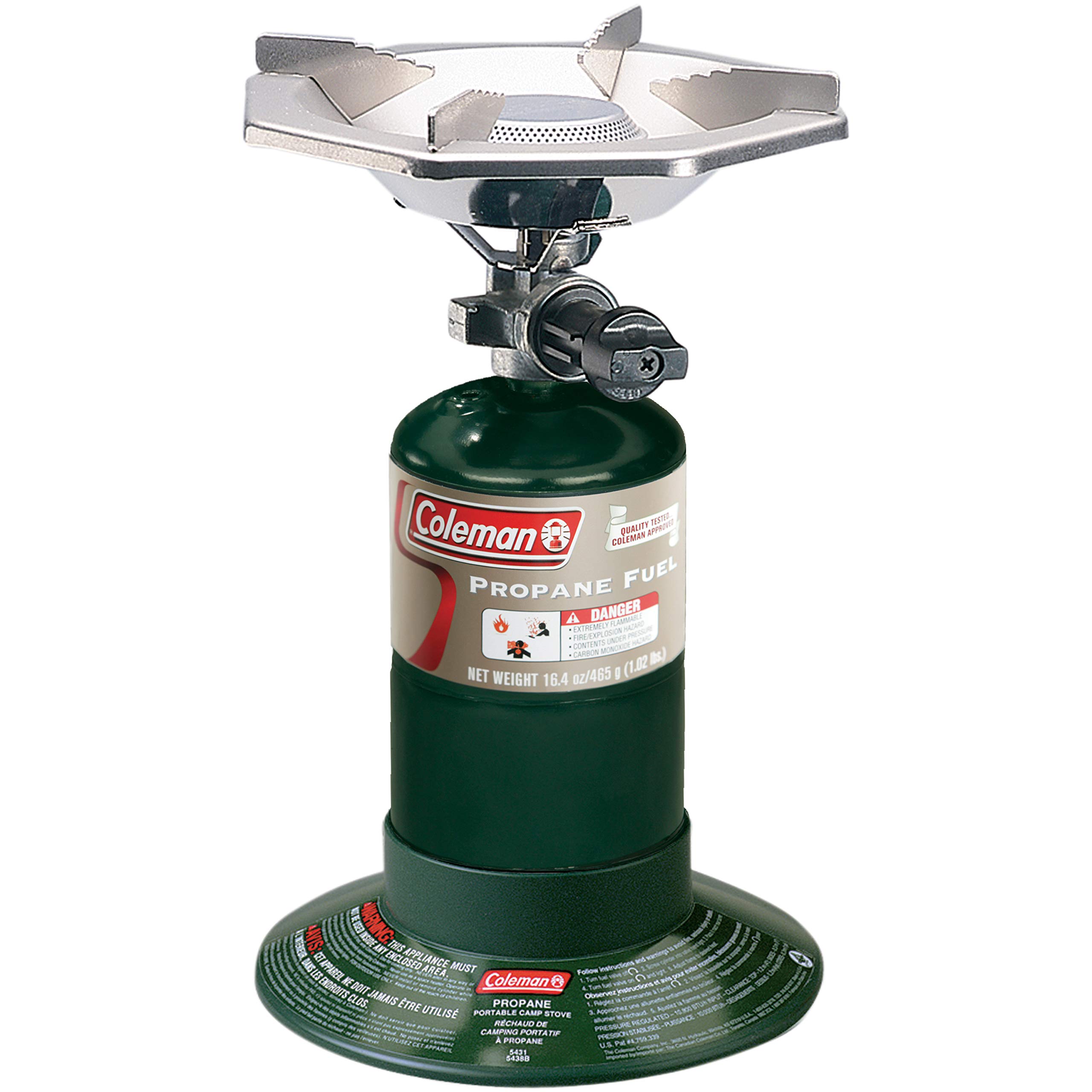 Coleman 10000 Btu Oneburner Propane Camp Stove Green 1 