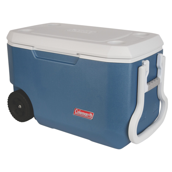Coleman 62-Quart Xtreme 5-Day Heavy-Duty Cooler with Wheels, Blue
