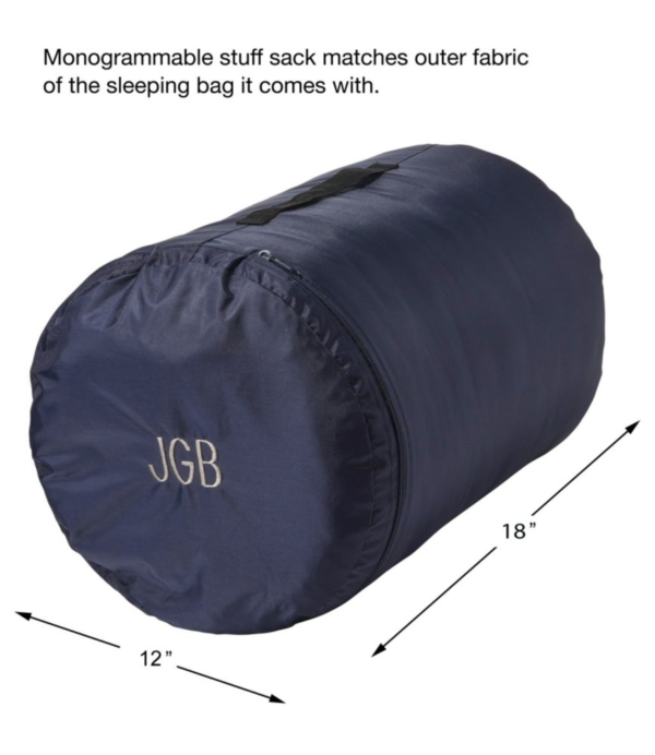 Deluxe Fleece-Lined Camp Bag, 30° Blue | L.L.Bean