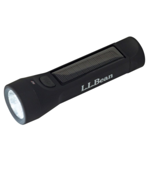 L.L.Bean-HybridLight Solar Rechargeable Flashlight Black | L.L.Bean