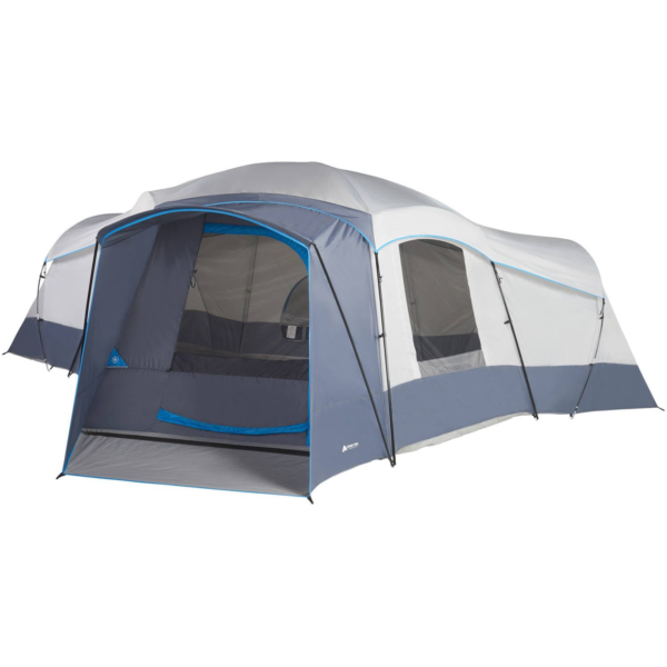 Ozark Trail 16-Person Cabin Tent with 2 Removable Room Dividers, Multicolor