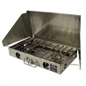 Partner Steel 2 Burner Cook Partner Stove | Off-Road And Camping Stove, 18" / Right / No - Overlanding Misc.