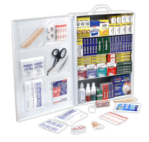Rapid Care First Aid 80095 4 Shelf ANSI/OSHA Compliant All Purpose First Aid Cabinet, Wall Mountable, 1,110 Pieces