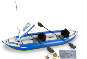 Sea Eagle 380x Inflatable Explorer Kayak QuikSail Package