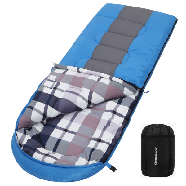 SONGMICS Wider Sleeping Bag for Camping, Washable