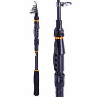 Sougayilang Fishing Rod Combos with Telescopic Fishing Pole Spinning Reels Fishing Carrier Bag, 1.8M/5.91FT / A-Fishing Full Kits with Carrier Case