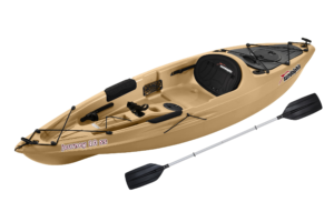 Sun Dolphin Journey 10' Sit-On Angler Kayak, Paddle Included, Beige