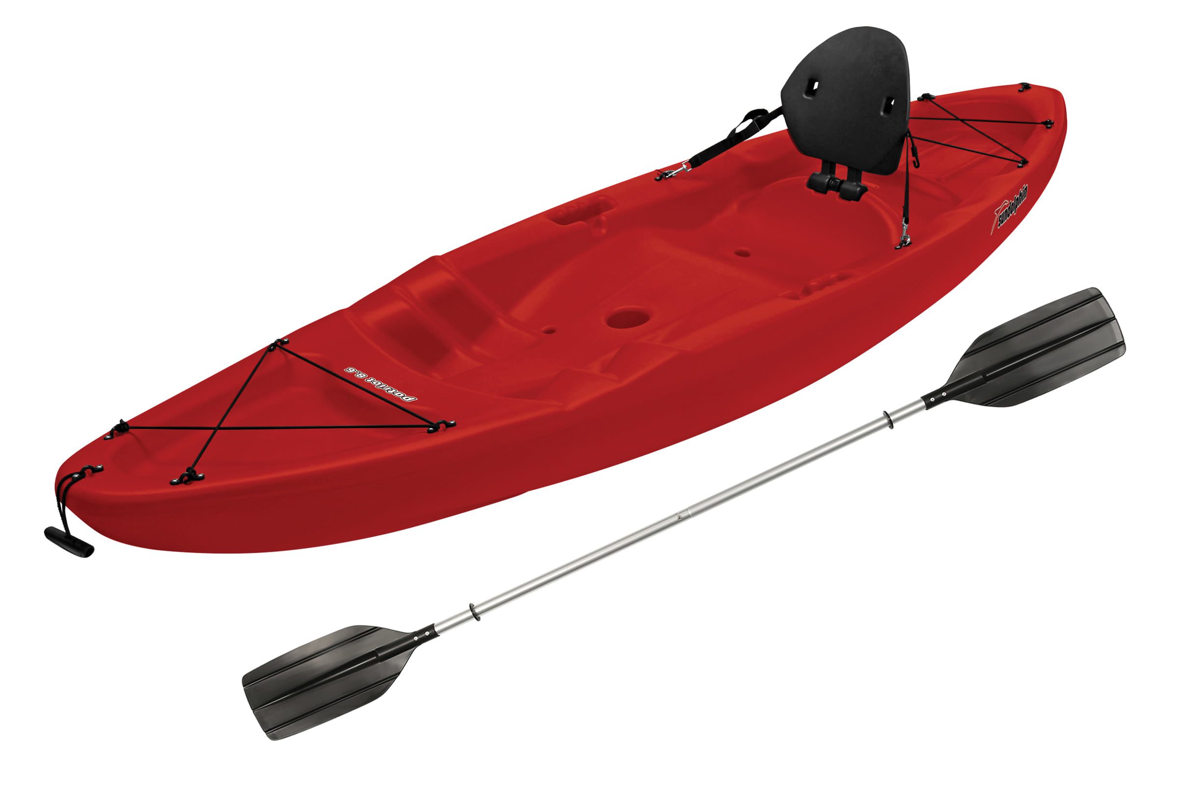Sun Dolphin Patriot 8.6 Recreational Red, Paddle Included