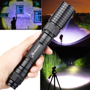 Tactical Police 500000lumens T6 Led 5 Modes 18650 Flashlight Military