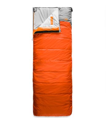 The North Face Dolomite 40 Sleeping Bag Monarch Orange/Zinc Grey Regular - Right Zip
