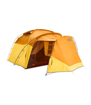 The North Face Wawona 6 Tent: 6-Person 3-Season Golden Oak/Saffron Yellow, One Size