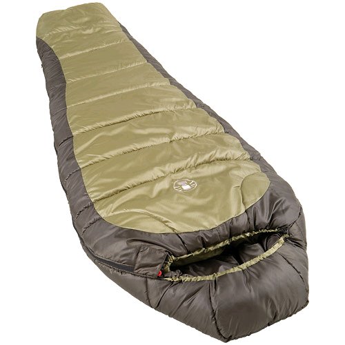 Woods Logan Lightweight Mummy Camping Sleeping Bag: 10 Degree Cold Weather